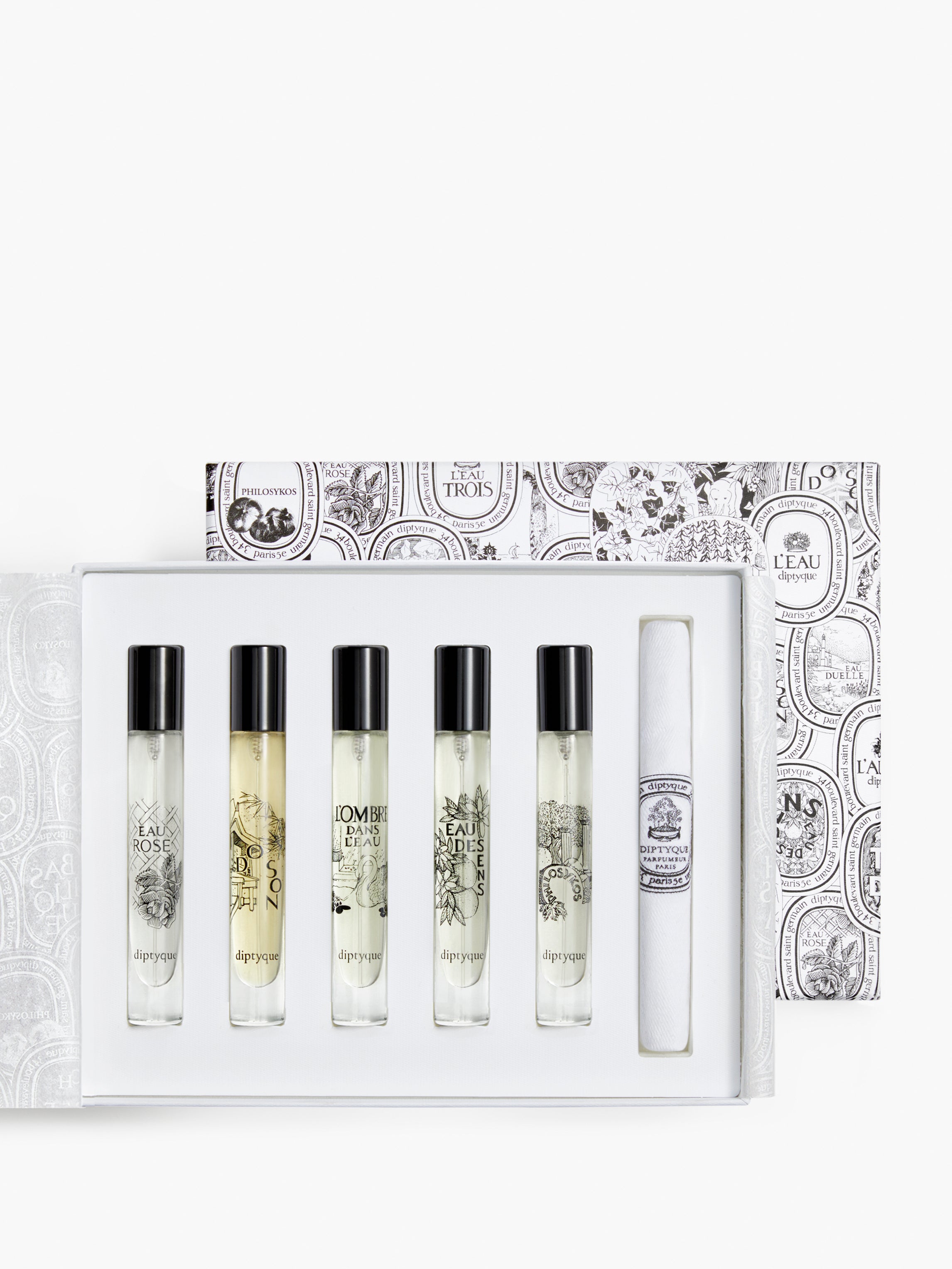 diptyque EAU ROSE および34シリーズ 10mL計 5本セット Set of 5 Eaux de toilette - To compose – Diptyque