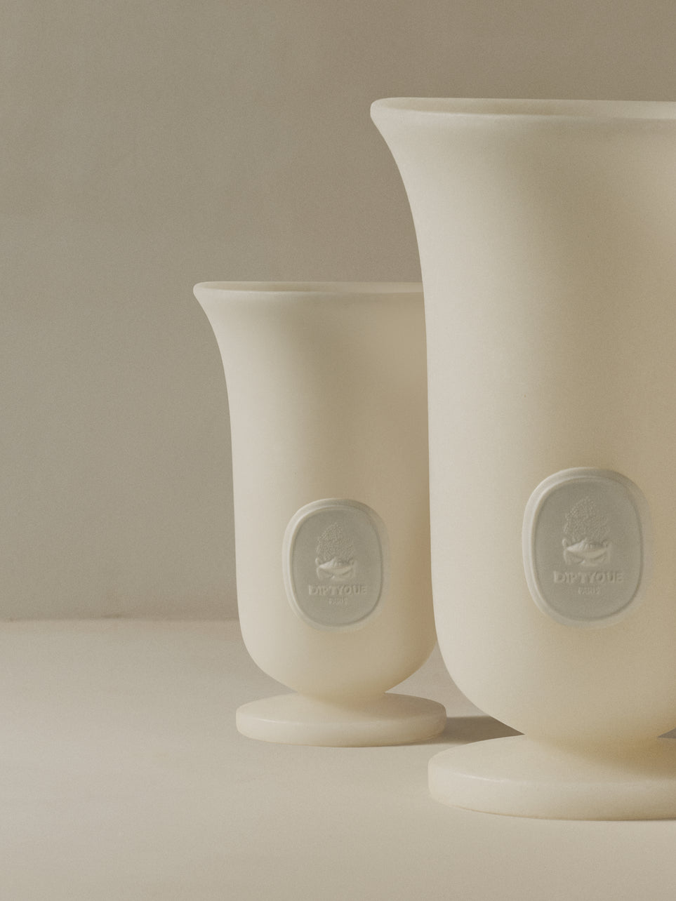 White Medicis vase - Small