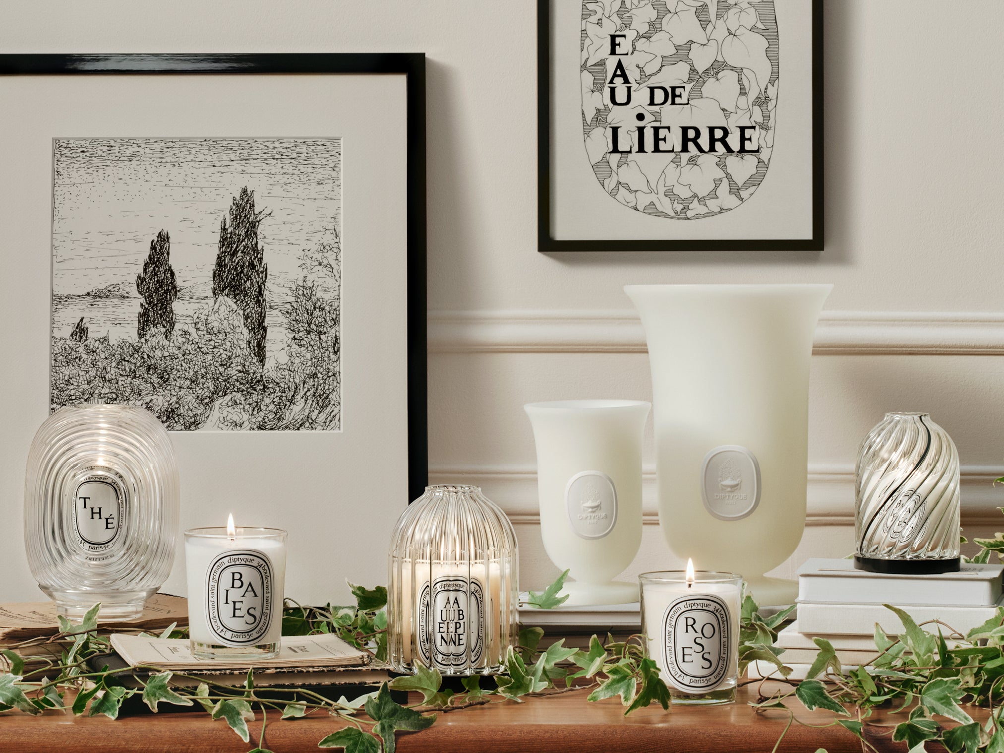 Luxury Diptyque Home Decoration | Vases & Artisan Objects