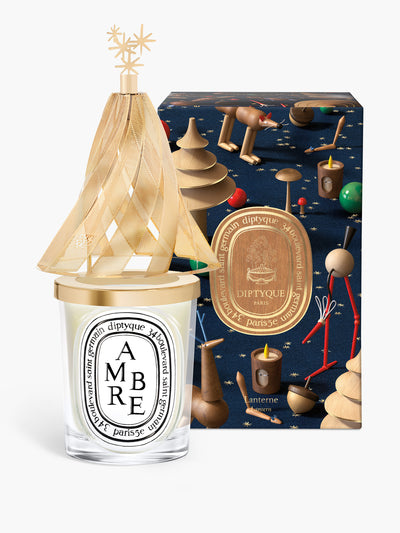 Holiday Lantern - For classic candle