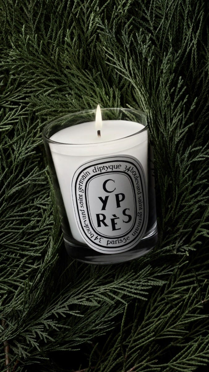 新品未使用　未開封　diptyque CYPRES candle 190g Cyprès (Cypress) - Small Candle – Diptyque