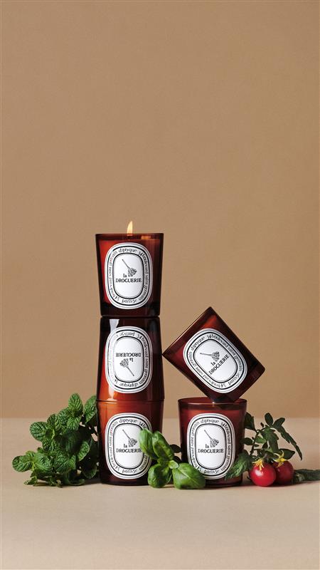 La Droguerie - Odor removing candle with basil